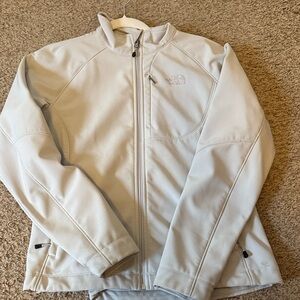 The North Face Soft Gray Full-Zip Jacket